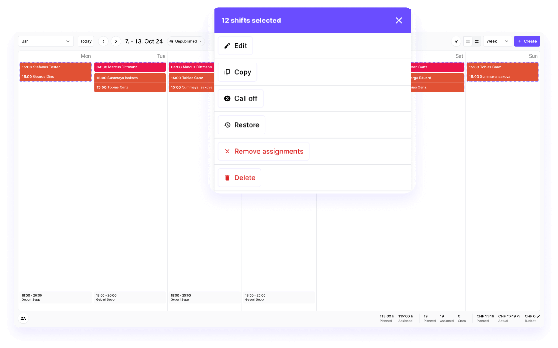 Reuse your schedules