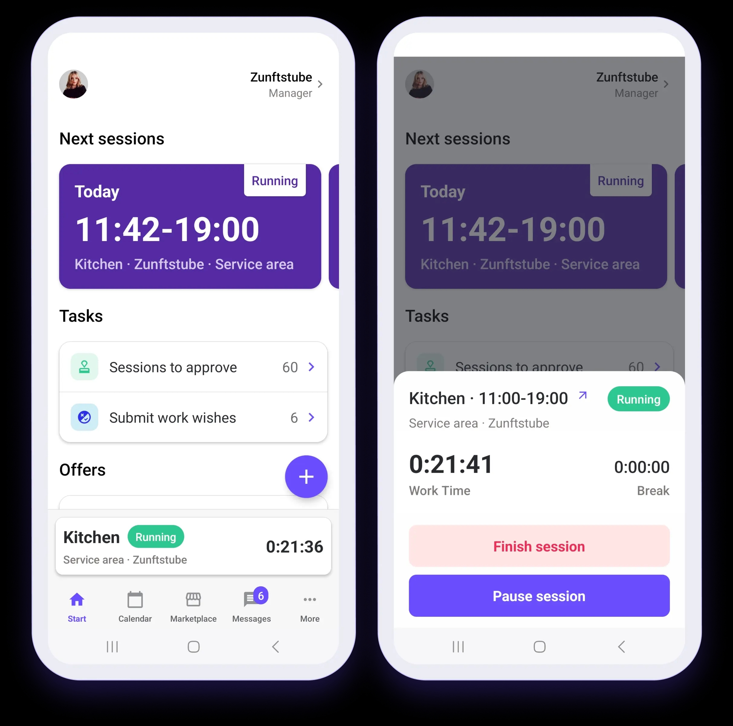 Time recording