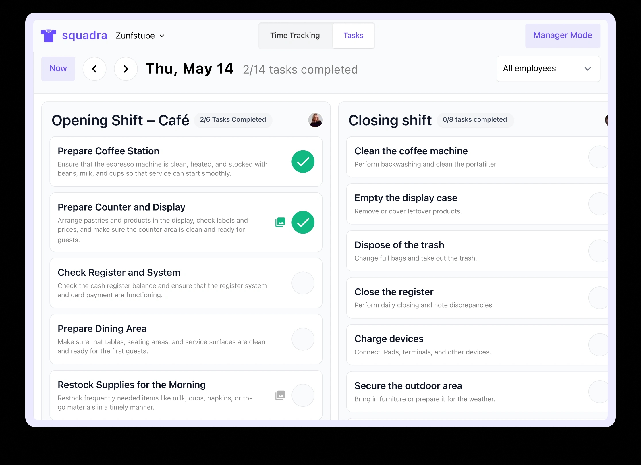Tasks